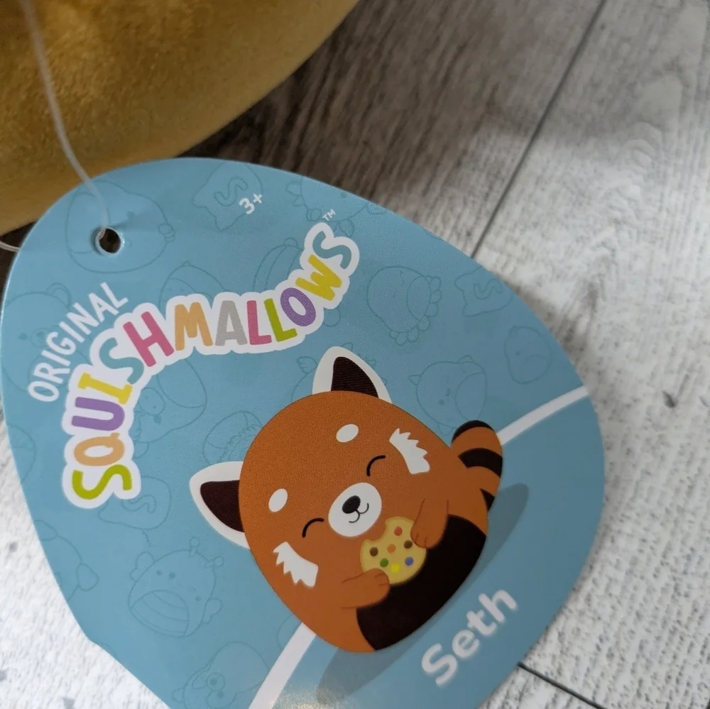 Squishmallows Red Fox with Cookie
